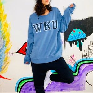 Retro Unisex WKU College Sweatshirt